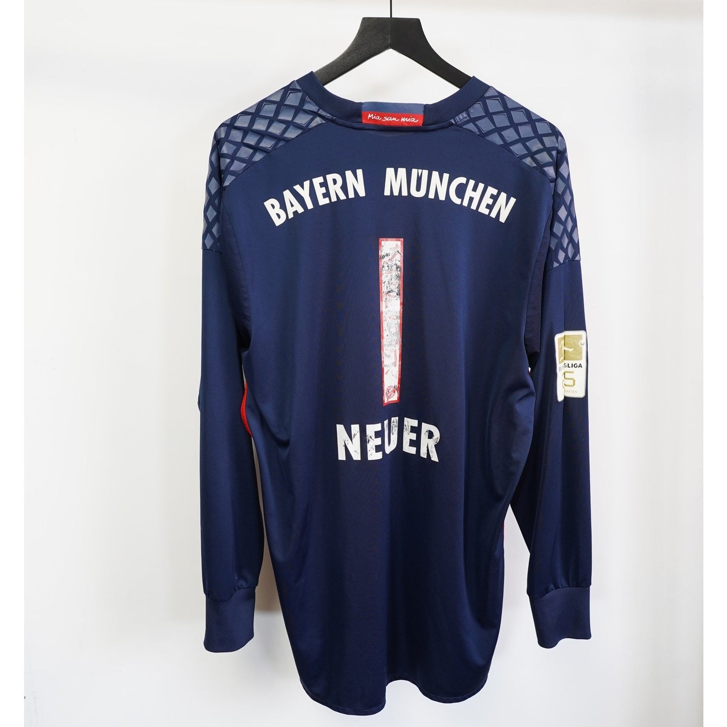 (XL) Adidas Bayern Munich Manuel Neuer Goalkeeper Soccer Jersey Mens XL Blue Football