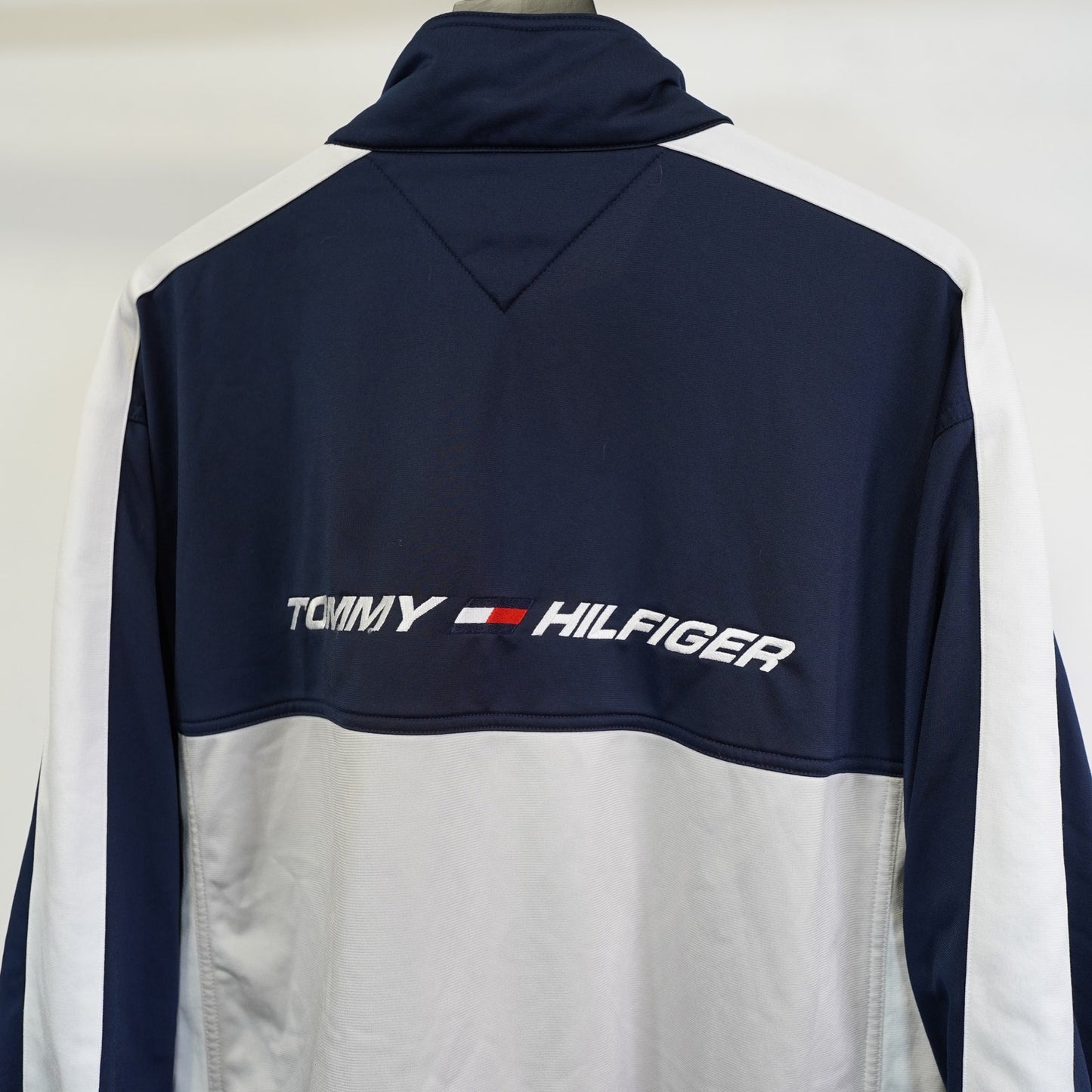 (L) Vintage Tommy Hilfiger Athletics Full Zip Track Jacket 2000s Y2K