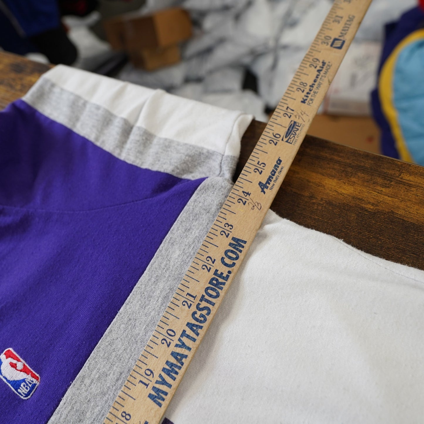 (L) Vintage Nutmeg Mills Charlotte Hornets Rugby Polo Shirt Men's L 90s Sweatshirt