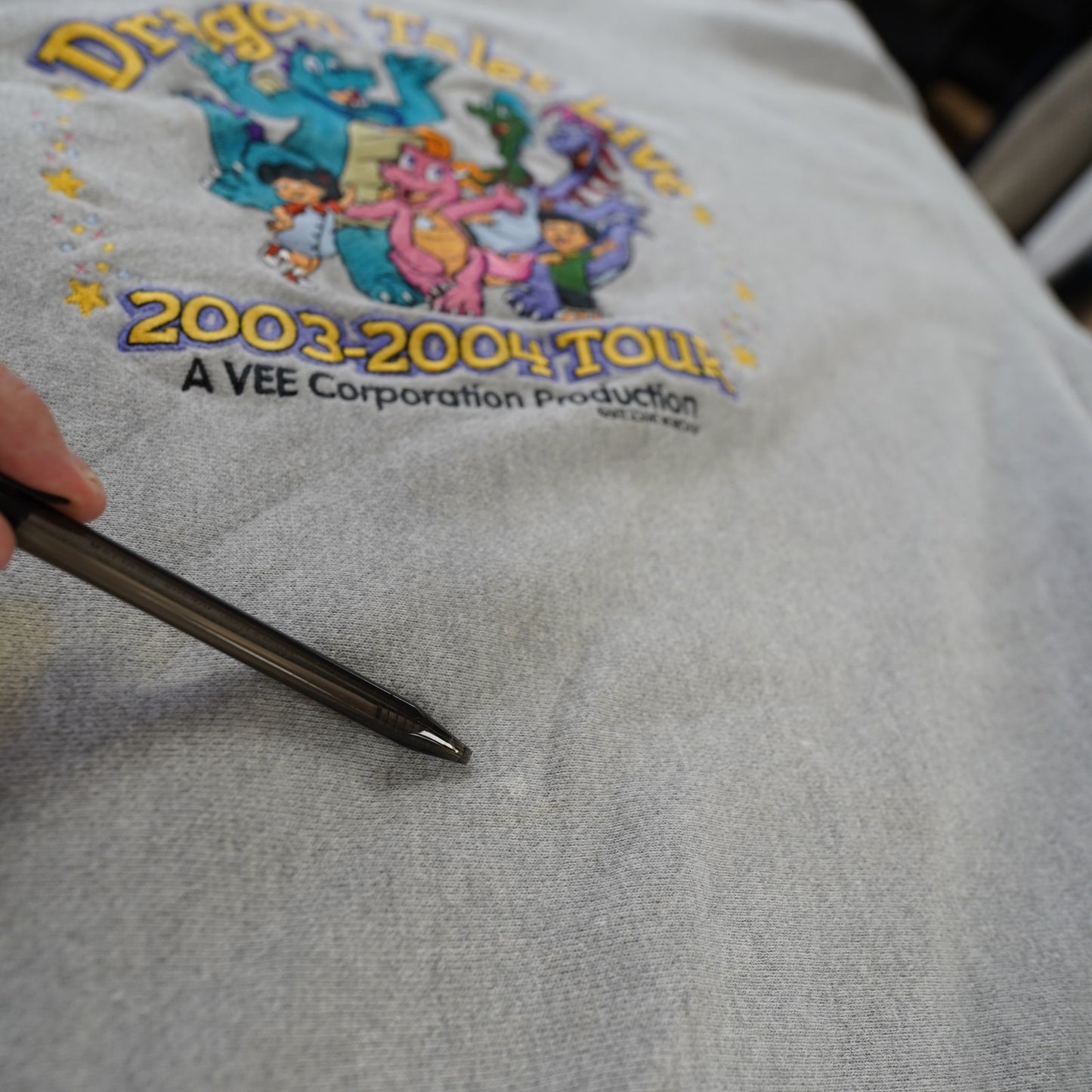 (XXL) Vintage Dragon Tales Champion Reverse Weave Sweatshirt Men's XXL Gray 90s