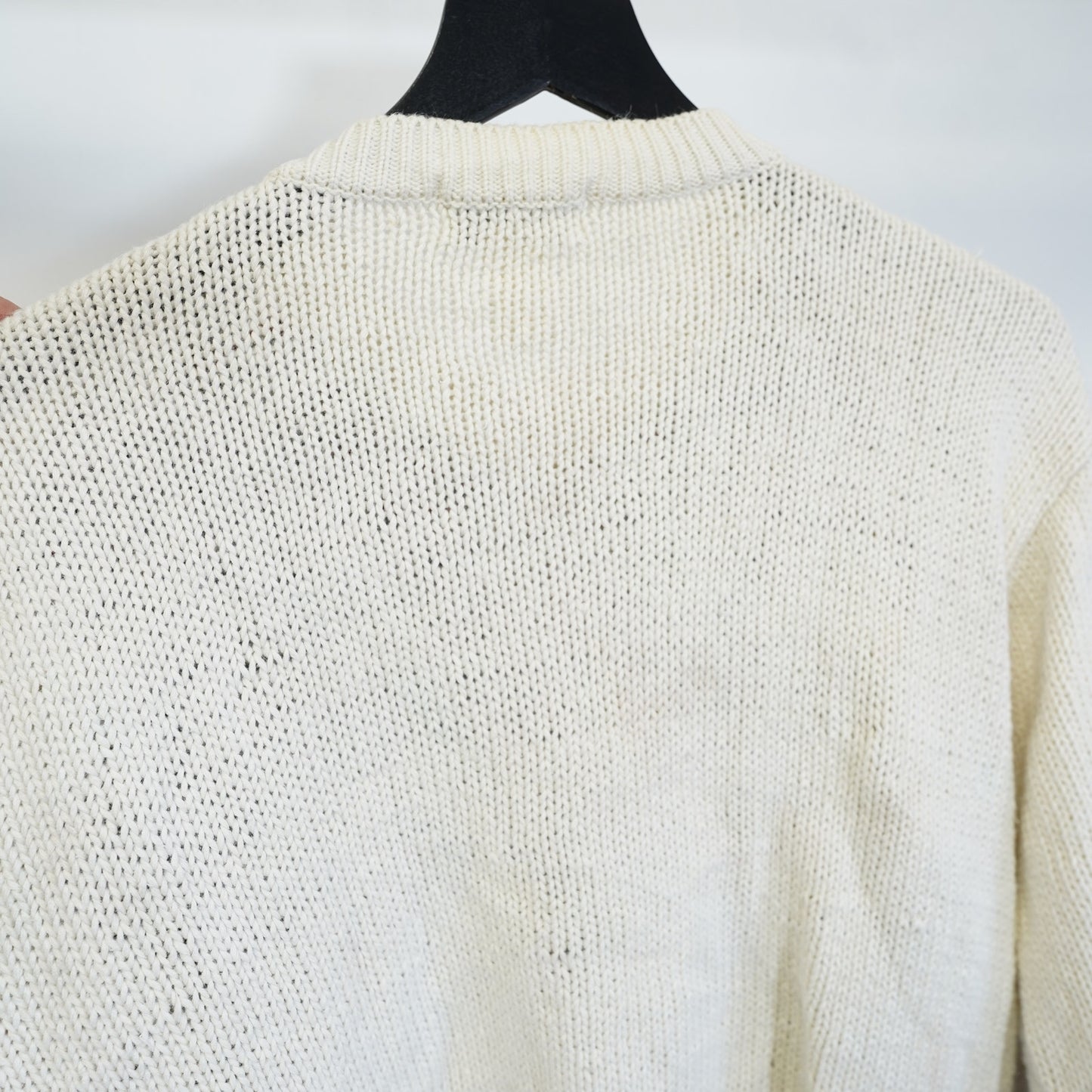(Women's S/M) Vintage Orvis Equestrian Cable Knit Horse Nature Sweater Cottage