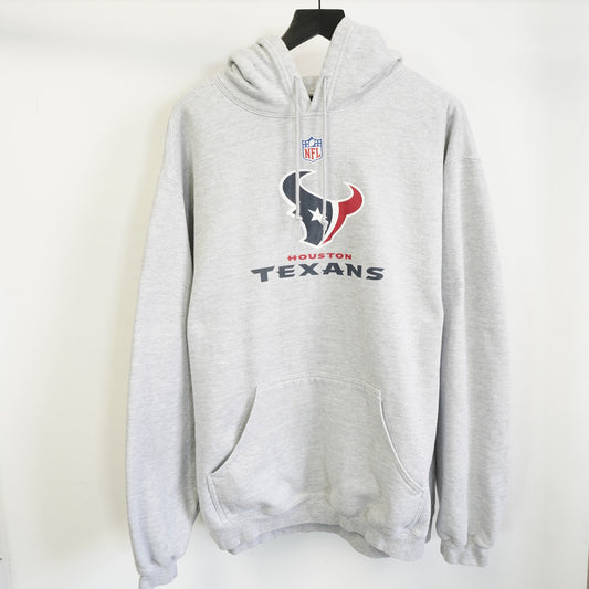 (XL) Vintage Houston Texans 2000s Reebok Pullover Hoodie Men's XL Gray NFL Y2K
