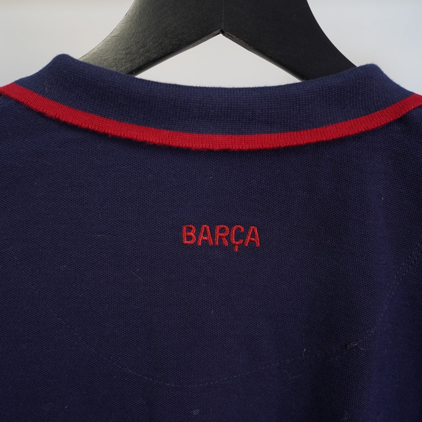 (XL) FC Barcelona Soccer Club Embroidered Polo Shirt Men's XL Blue Brand New Sewn