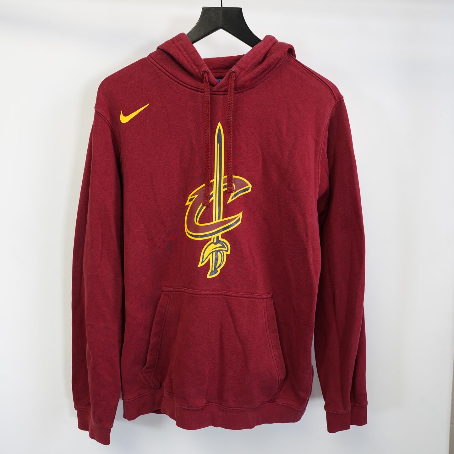 (L) Nike Cleveland Cavaliers Big Logo NBA Hoodie Men's L Maroon