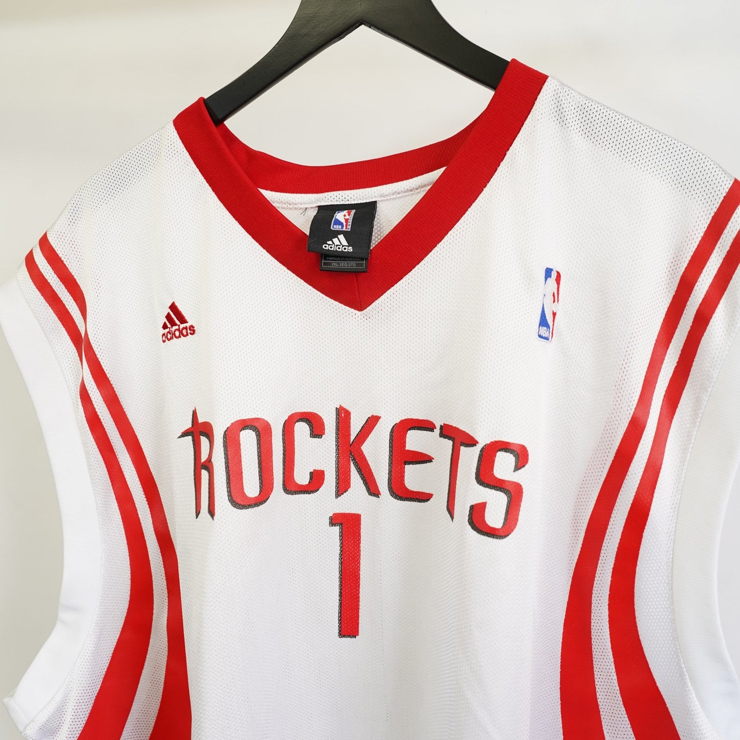 (XXL) Vintage Tracy McGrady Adidas Houston Rockets Jersey Men's XXL White Red Y2K