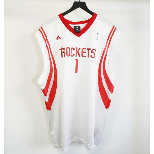 (XXL) Vintage Tracy McGrady Adidas Houston Rockets Jersey Men's XXL White Red Y2K