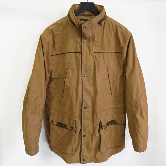 (L) Vintage Jos A Bank Reserve Field Winter Parka Jacket Mens L Tan Hiking Gorpcore