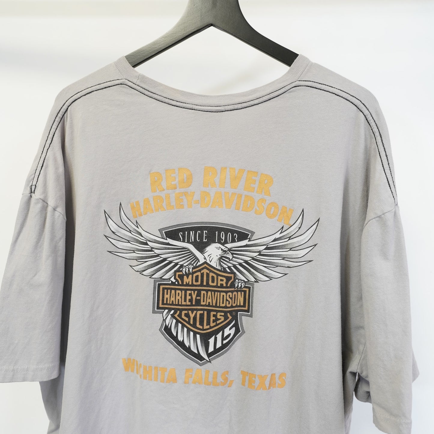 (XXL) Harley Davidson Motorcycles Texas Eagle Biker T-Shirt Men's XXL Motorcycle