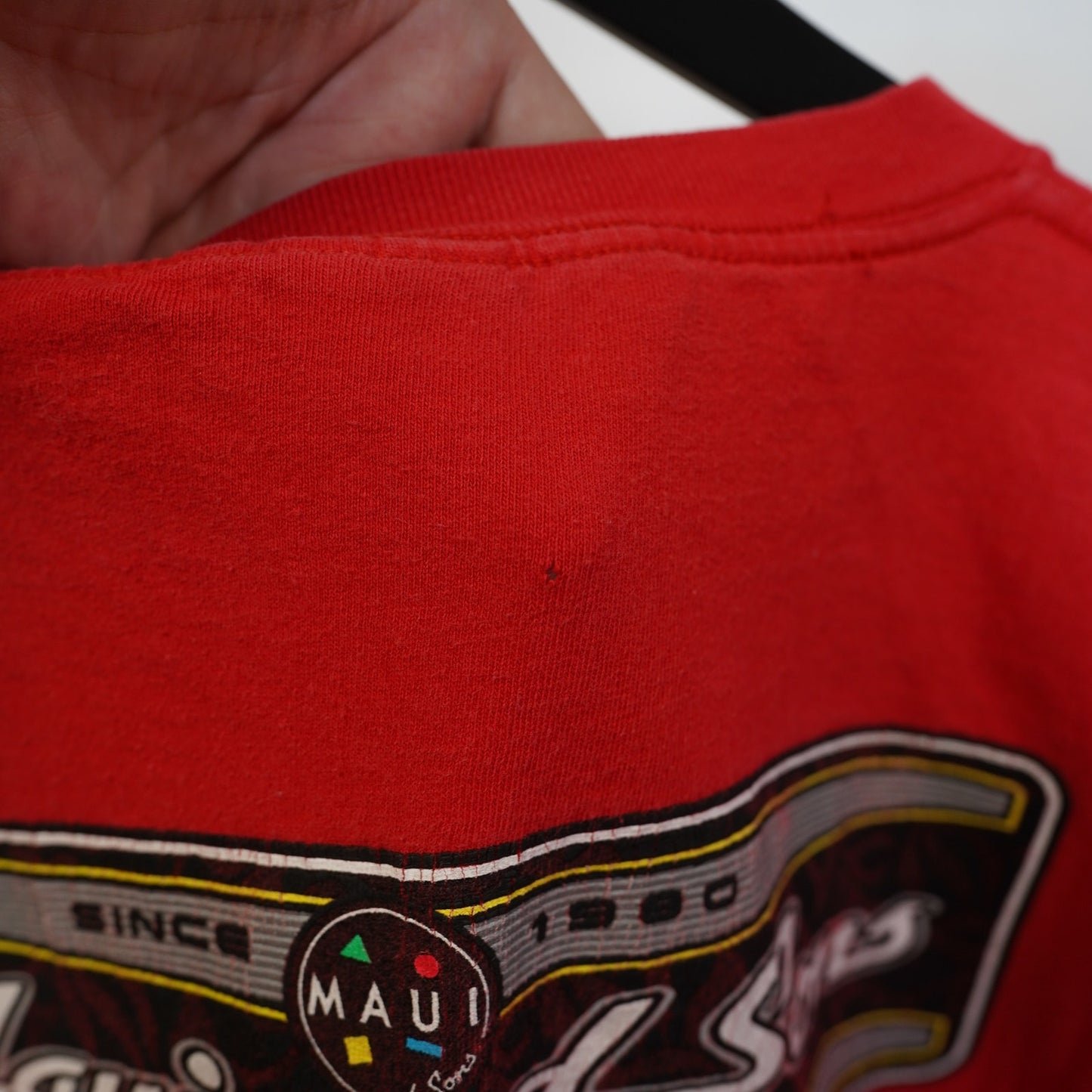 (XL) Vintage Maui and Sons Y2K Surf T-Shirt Men's XL Red Skate 2000s