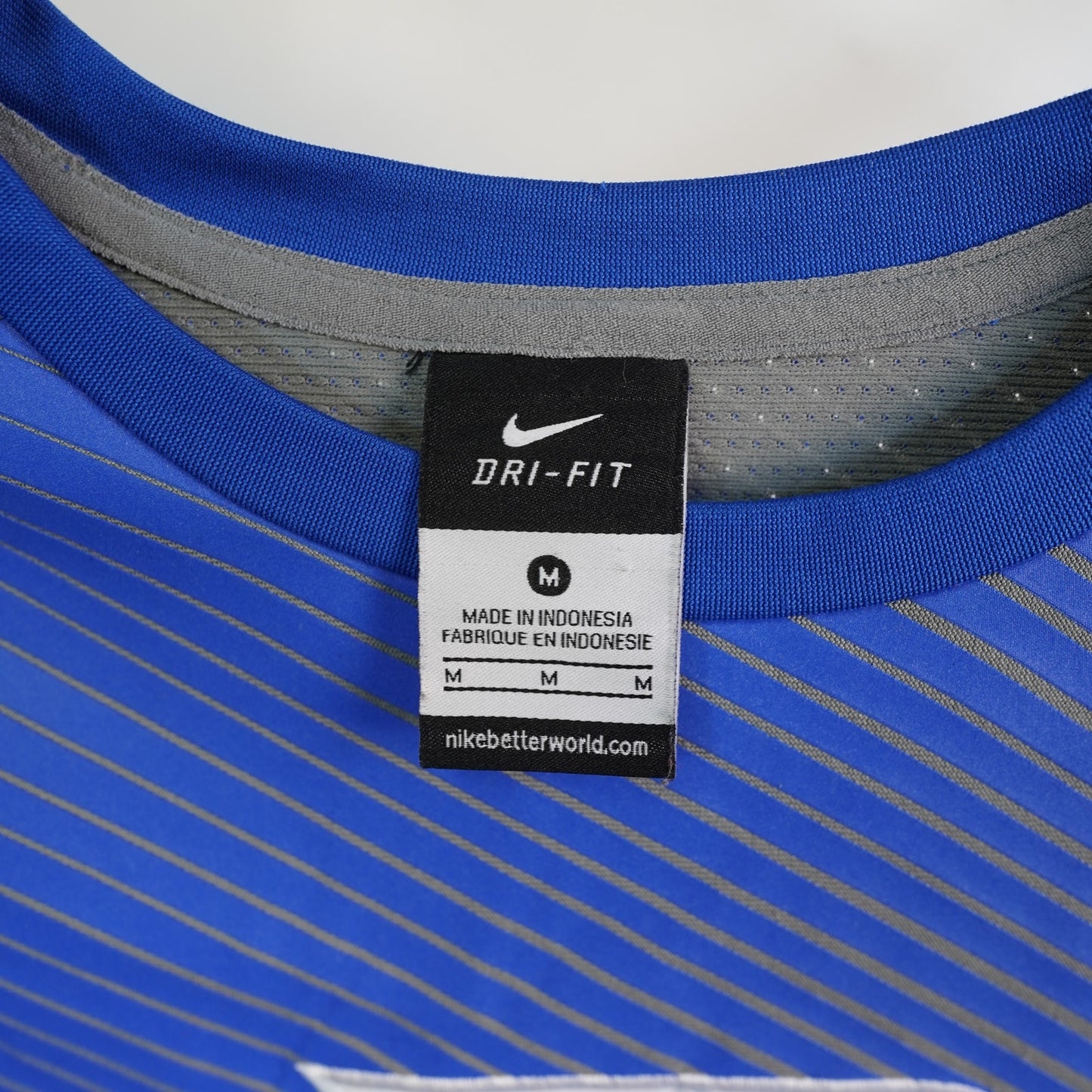 (M) Duke Blue Devils Nike Elite Basketball Dri-Fit T-Shirt Men's M Blue Longsleeve