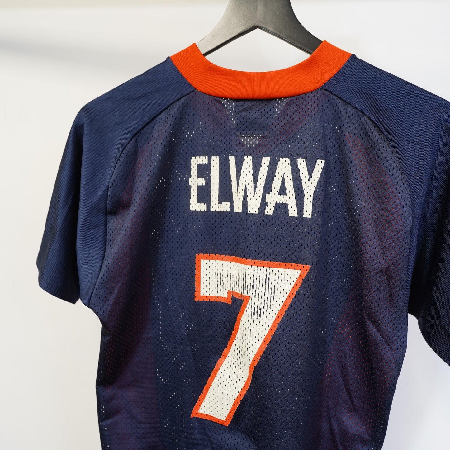 (Youth M) Vintage John Elway Denver Broncos Logo Athletic Football Jersey Youth M Kids