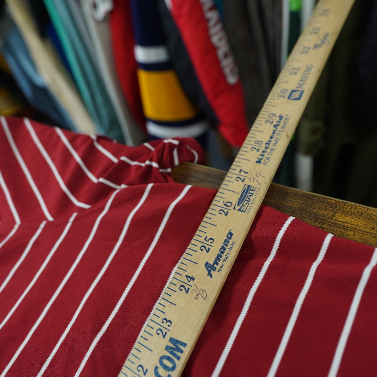 (XXL) Arkansas Razorbacks Nike Dri-Fit Striped Polo Shirt Men's XXL Red White