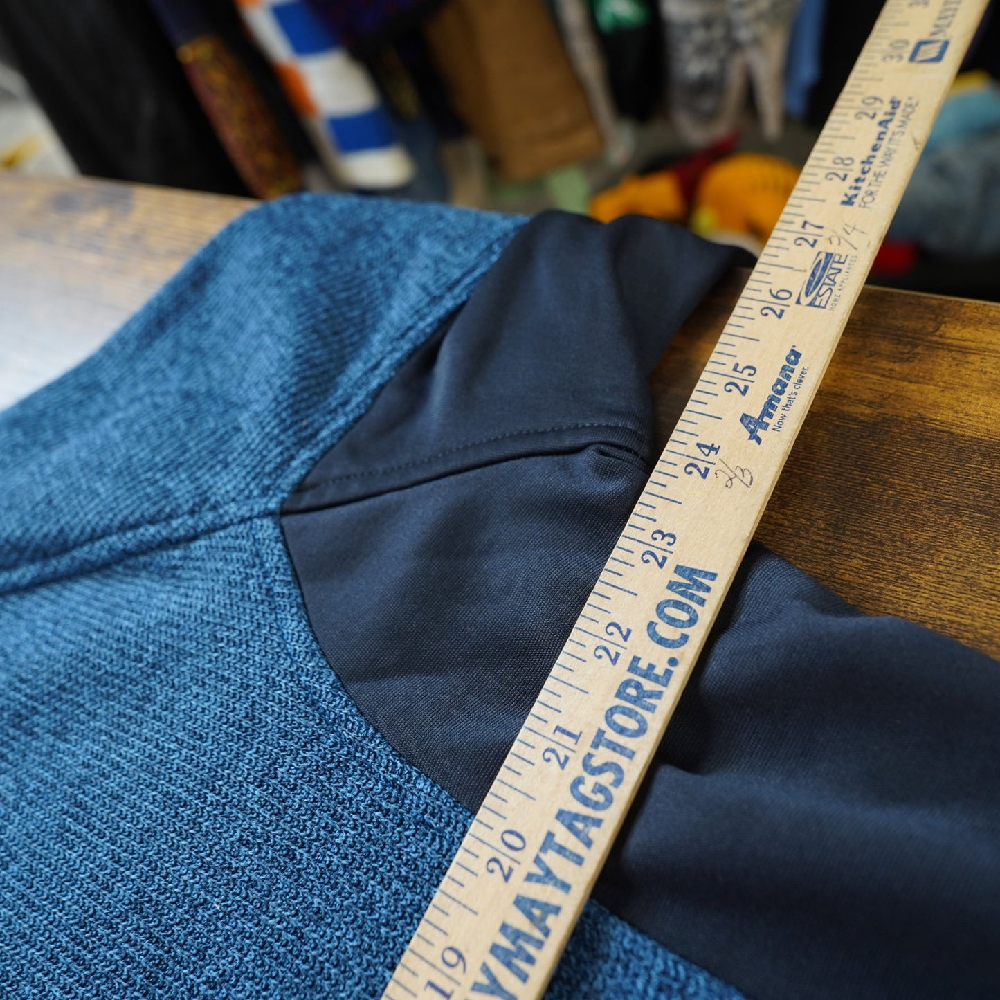 (XL) Spyder Outbound Half-Zip Stryke Fleece Jacket Men's XL Blue Orange 1/4 Zip