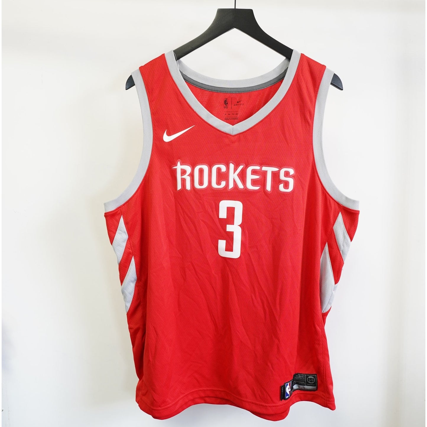 (2XL) Vintage Chris Paul Nike Houston Rockets Basketball Jersey Men's 2XL Red Retro