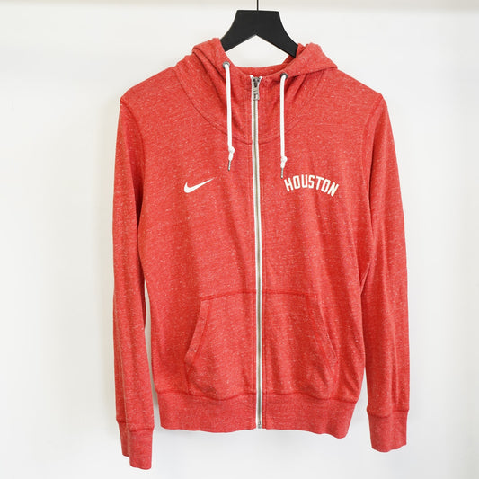 (S) University of Houston Cougars Nike Full Zip Hoodie UH Women's S Red White