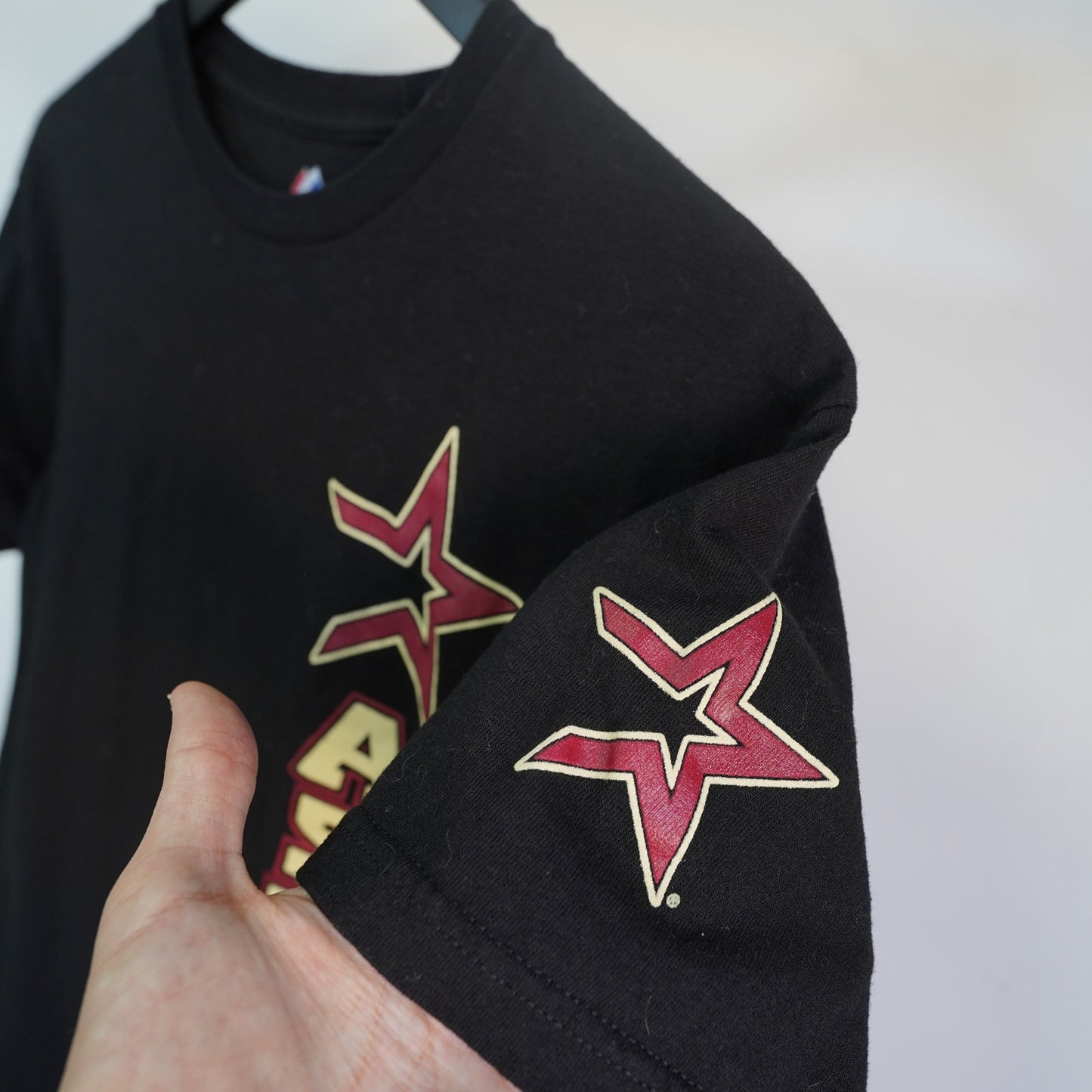 (M) Vintage Houston Astros Y2K Majestic T-Shirt Men's M Black 2000s Logo Retro