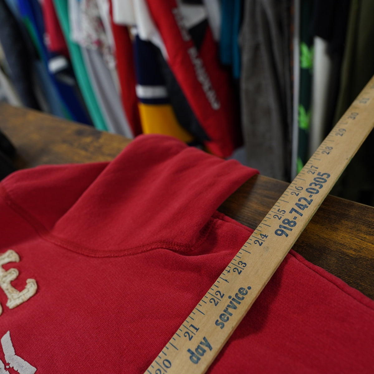 (XL) Vintage American Eagle Y2K Sewn Full Zip Hoodie Men's XL Athletic Fit Red 2000s