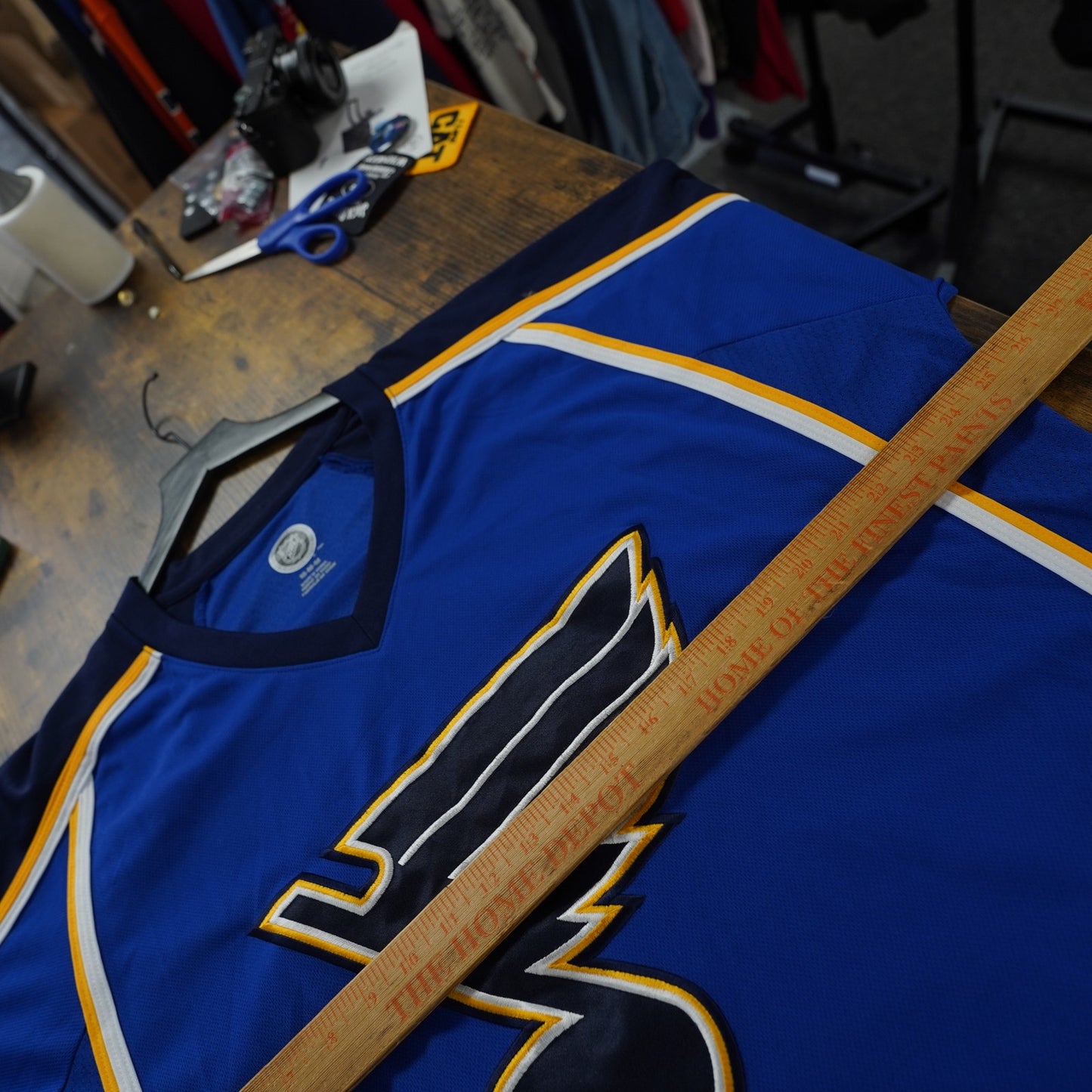 (M) St. Louis Blues Vladimir Tarasenko Authentic NHL Jersey Men's M Blue