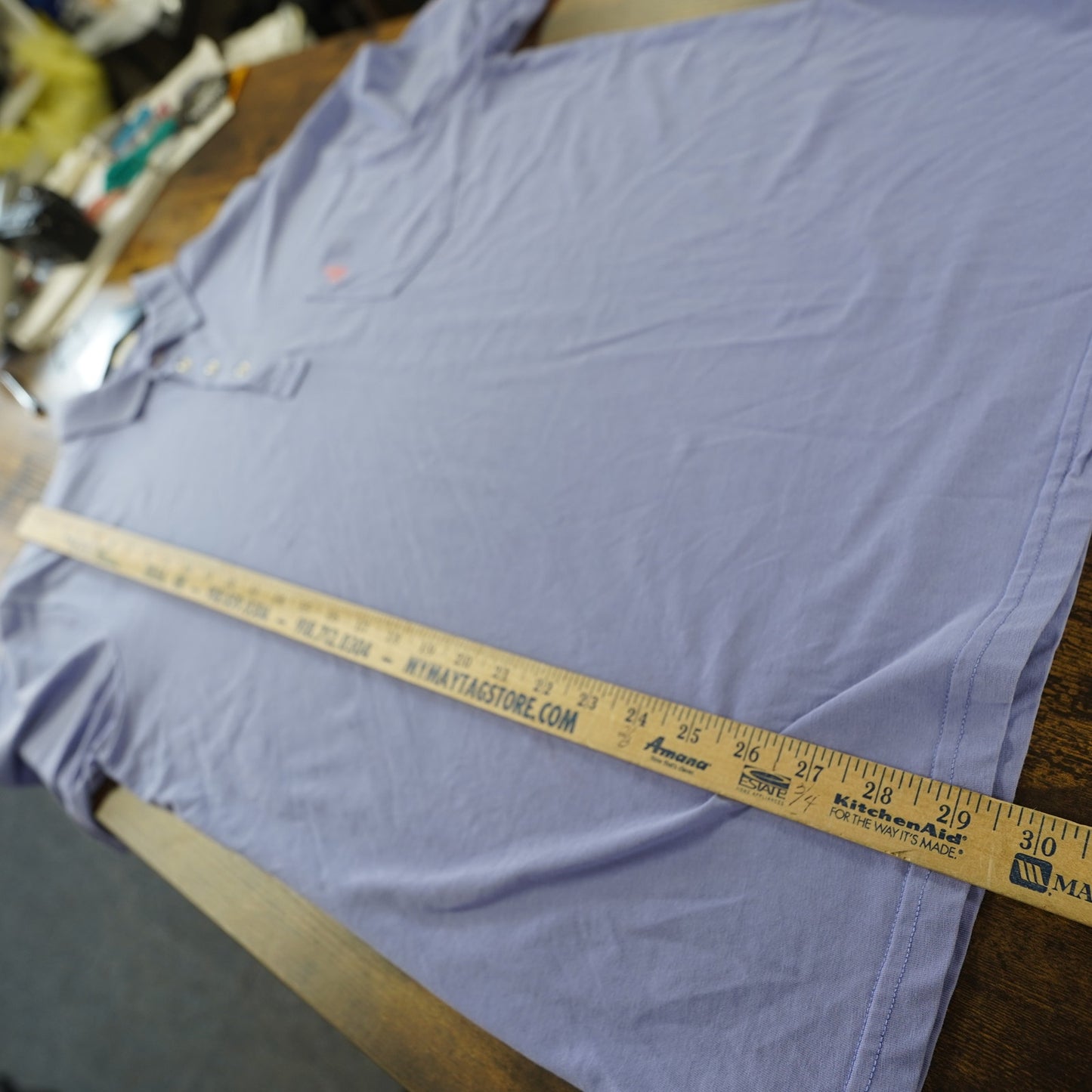 (L) Johnnie-O Hangin' Out Men's Size L Large Golf Club Polo Shirt Lavender Pink