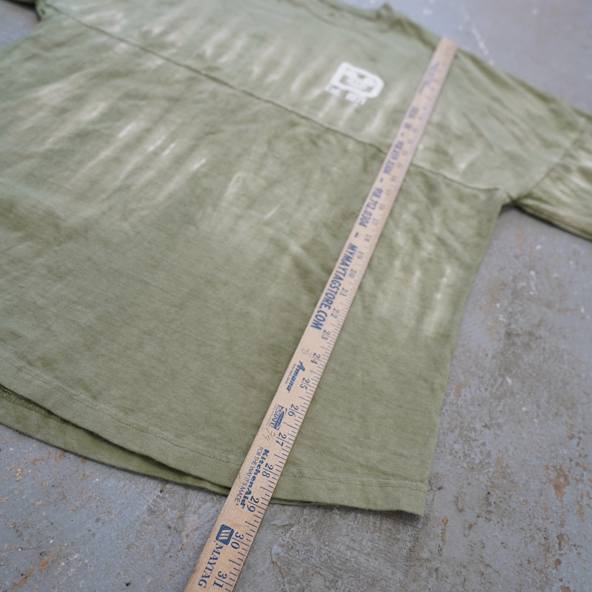 (L) Walt Disney World Parks Spirit Jersey Long Sleeve Green Tie Dye Size Large