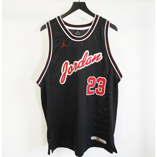 (L) Vintage Air Jordan Michael Jordan Sewn Basketball Jersey Men's L Black Y2K 2000s