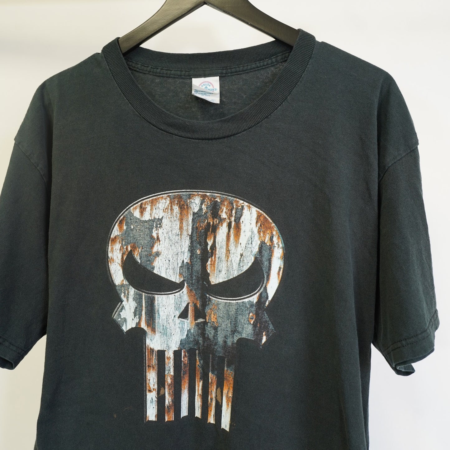 (XL) Vintage Marvel the Punisher Comic Vintage T-Shirt Men's XL Cartoon Black Y2K