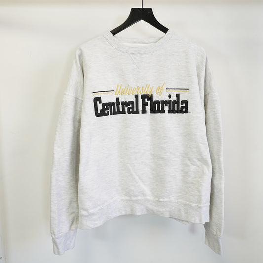 (XL) Vintage University of Central Florida Stitched Crewneck UCF Men's XL Gray