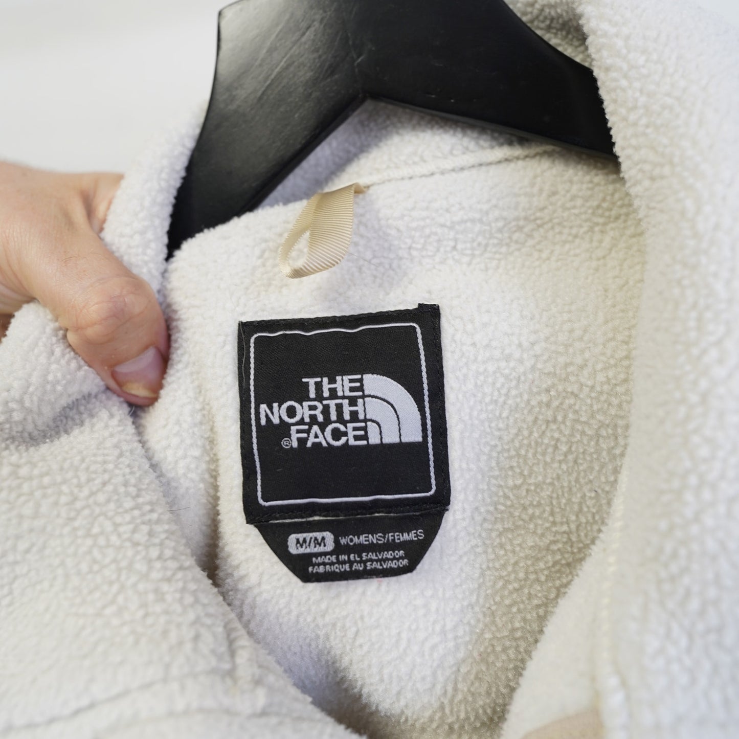(Women's M) The North Face Denali Retro Fleece Jacket Women's M White Cream Hiking Gorpcore