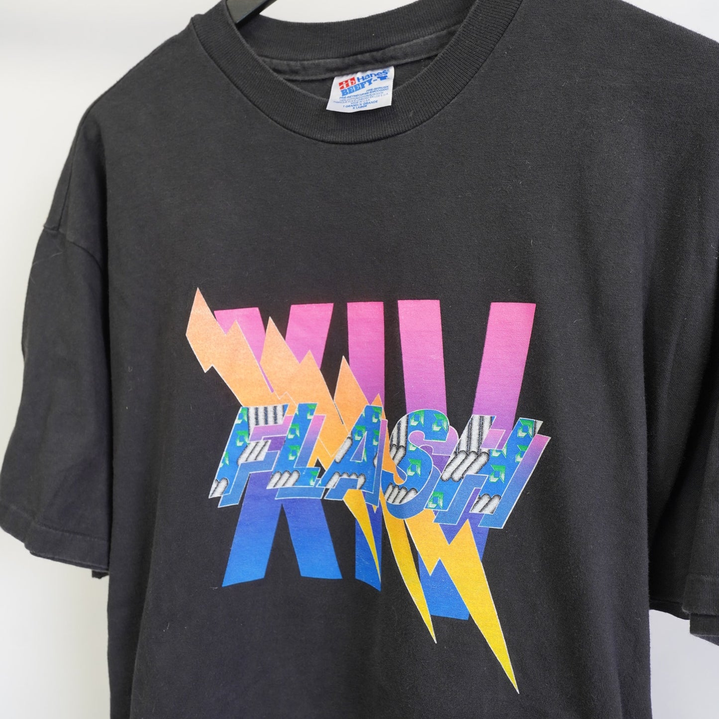 (XL) Vintage Flash Drive 90s Computer Technology Microchip T-Shirt Men's XL Black