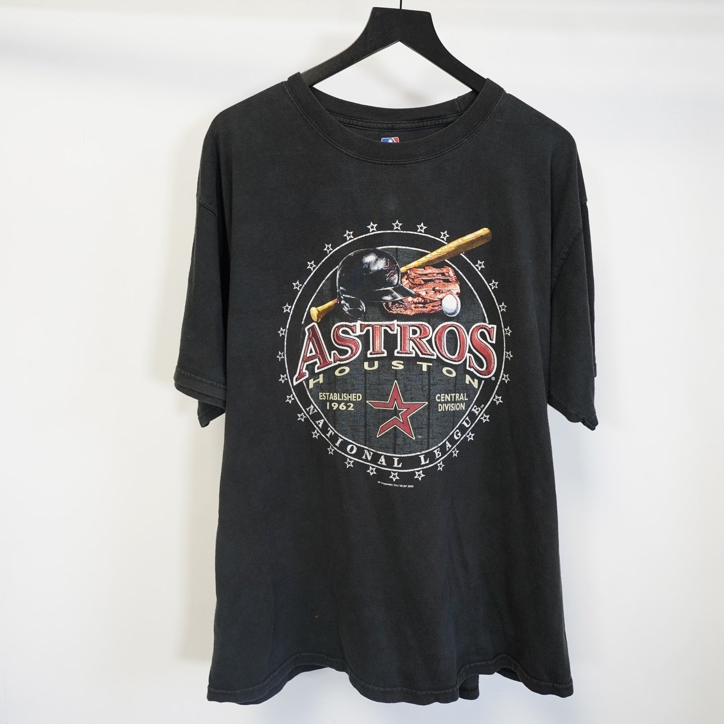 (XL) Vintage Houston Astors 2000s MLB T-Shirt Men's XL Black Y2K Baseball Retro
