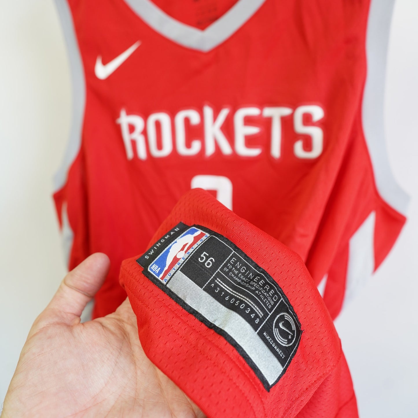 (2XL) Vintage Chris Paul Nike Houston Rockets Basketball Jersey Men's 2XL Red Retro
