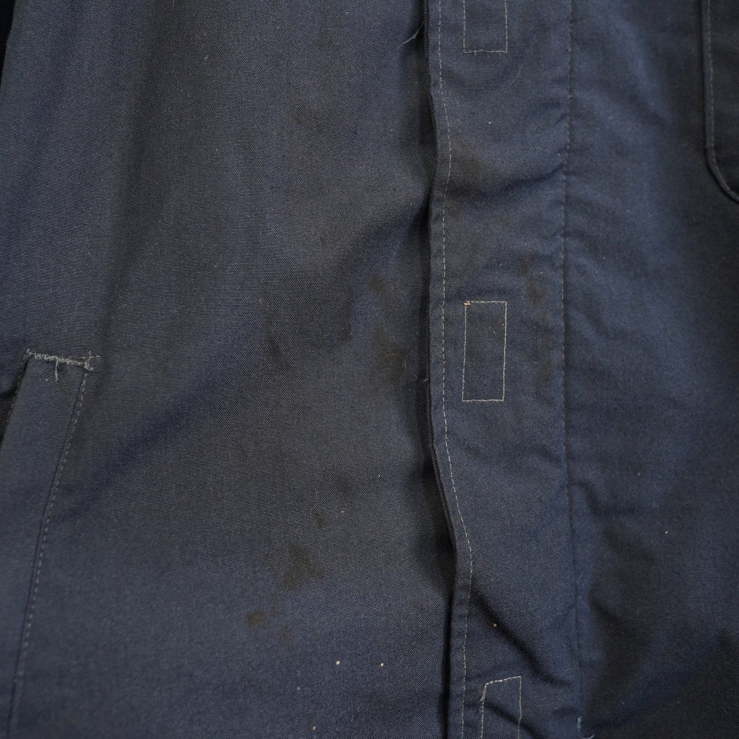(L) Vintage US Navy Aramid Cold Weather Deck Jacket 90s Military Men's L Blue Bomber