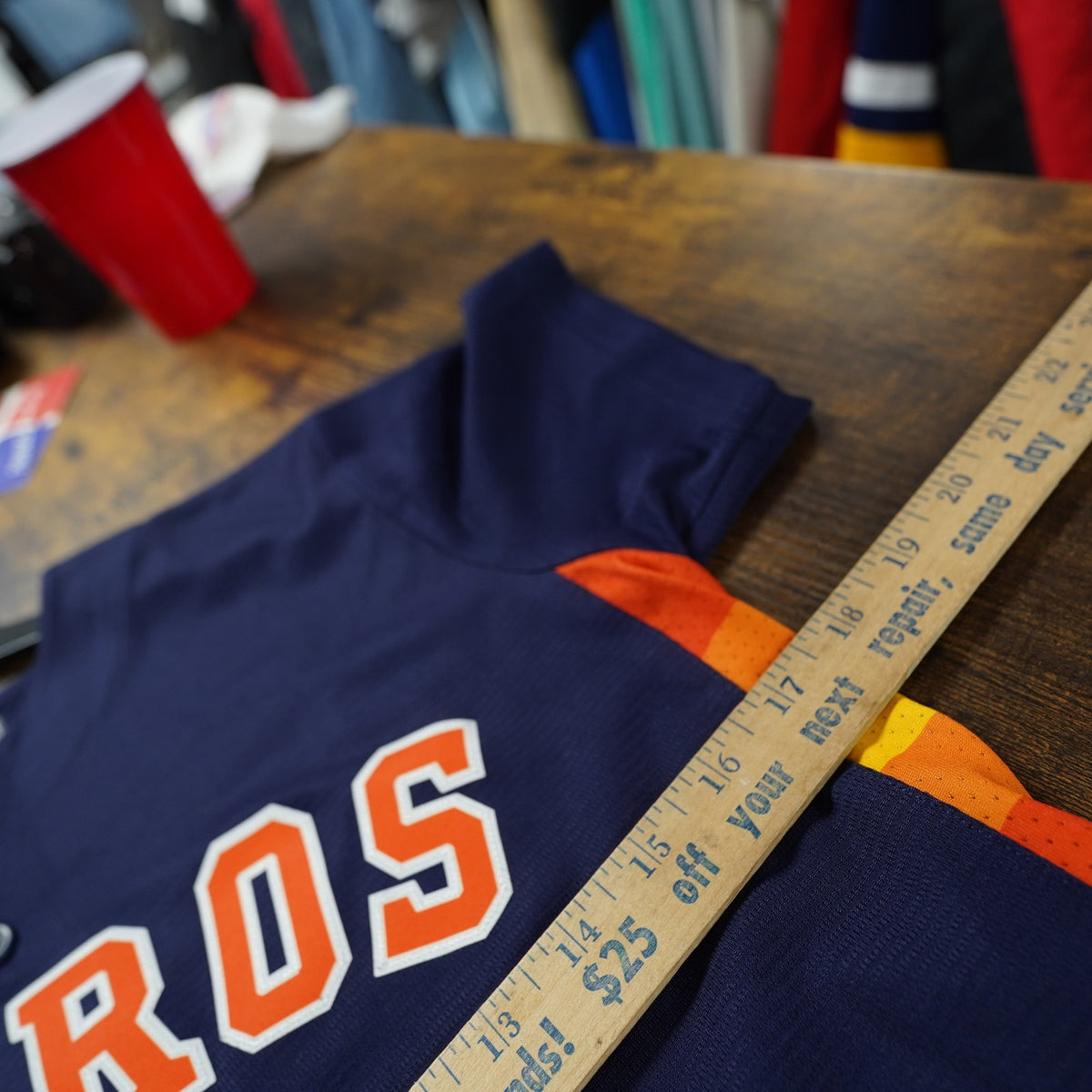 (Boys M) Houston Astros Nike Jose Altuve #27 Baseball Jersey Boys M 10/12 Youth Blue Sewn
