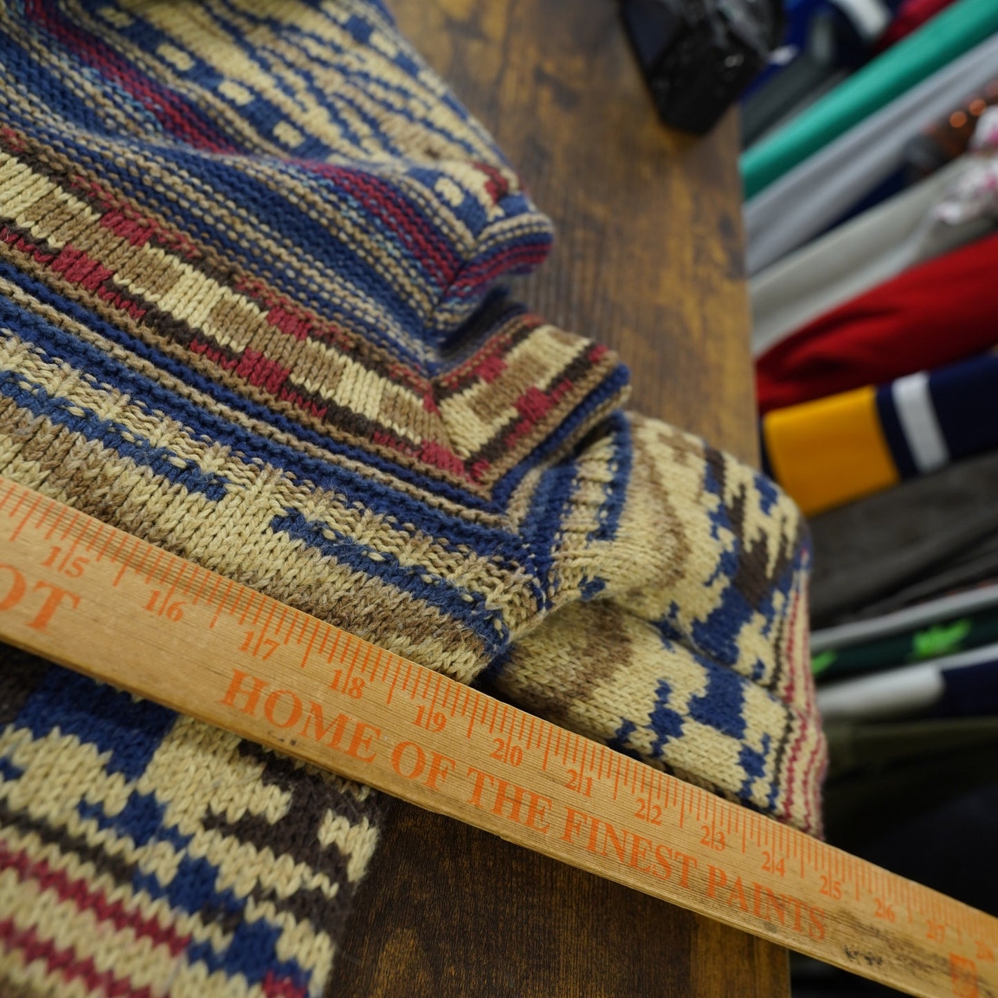 (S) American Eagle Southwestern Aztec Knit Cardigan Sweater Men's S Cowboy