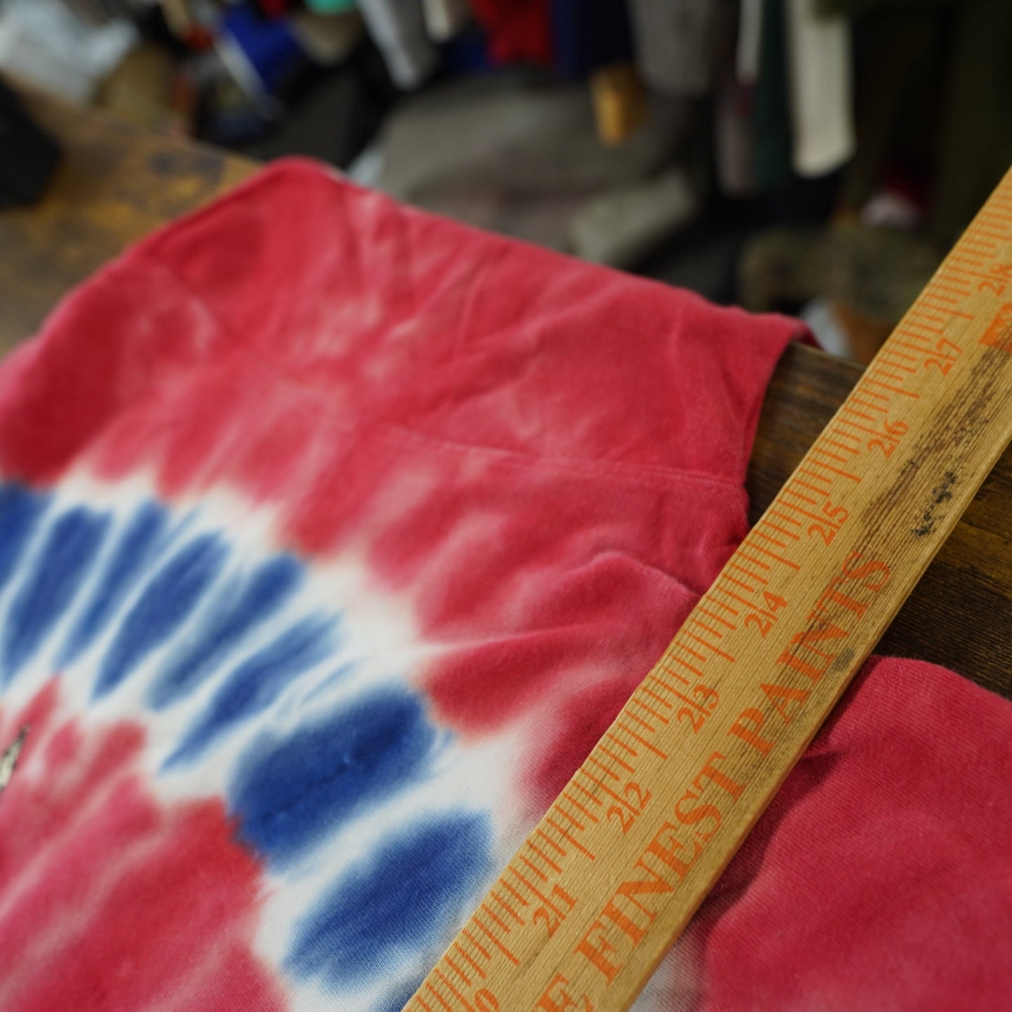 (XL) Nike Exploration Series Tie Dye Skeleton T-Shirt Men’s XL Red Blue Y2K Skate