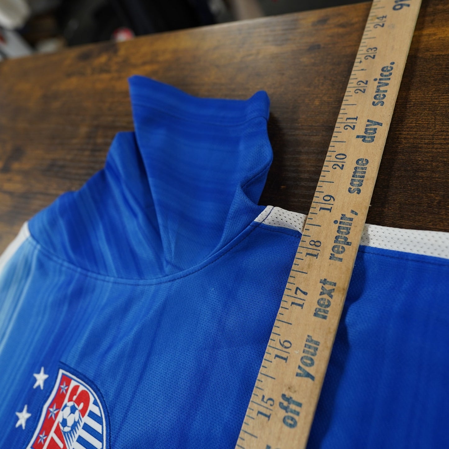 (Women's XL) Nike USA Soccer Jersey 2015 World Cup Women's XL Blue USWNT Futbol Kit