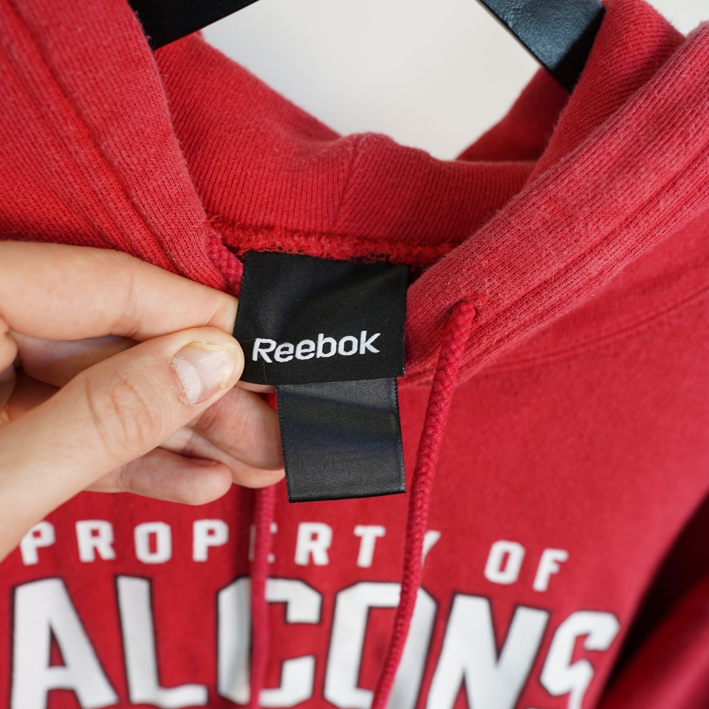 (M) Atlanta Falcons Red NFL Reebok Hoodie Men's Jacket