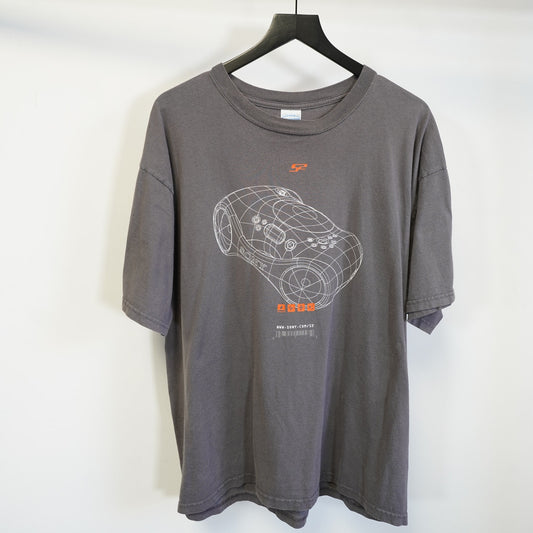 (XL) Vintage Sony S2 Sports Boombox Promotional T-shirt Men's XL Gray Y2K 2000s Skate