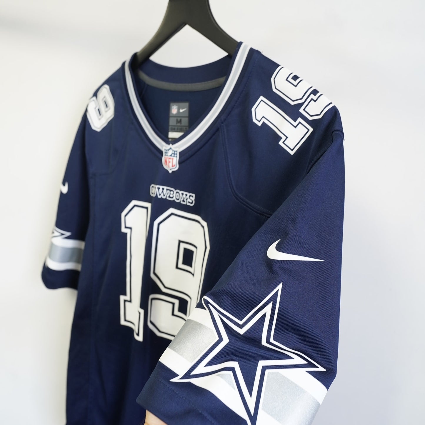 (M) Amari Cooper Nike Dallas Cowboys Football Jersey Men's M Navy Blue On Field