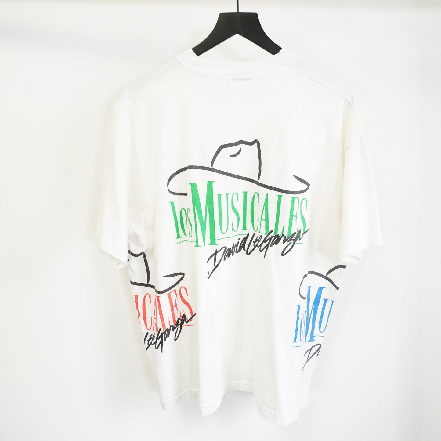 (XXL) Vintage David Lee Garza y Los Musicales 90s Tejano Band Tour T-Shirt Men's XXL