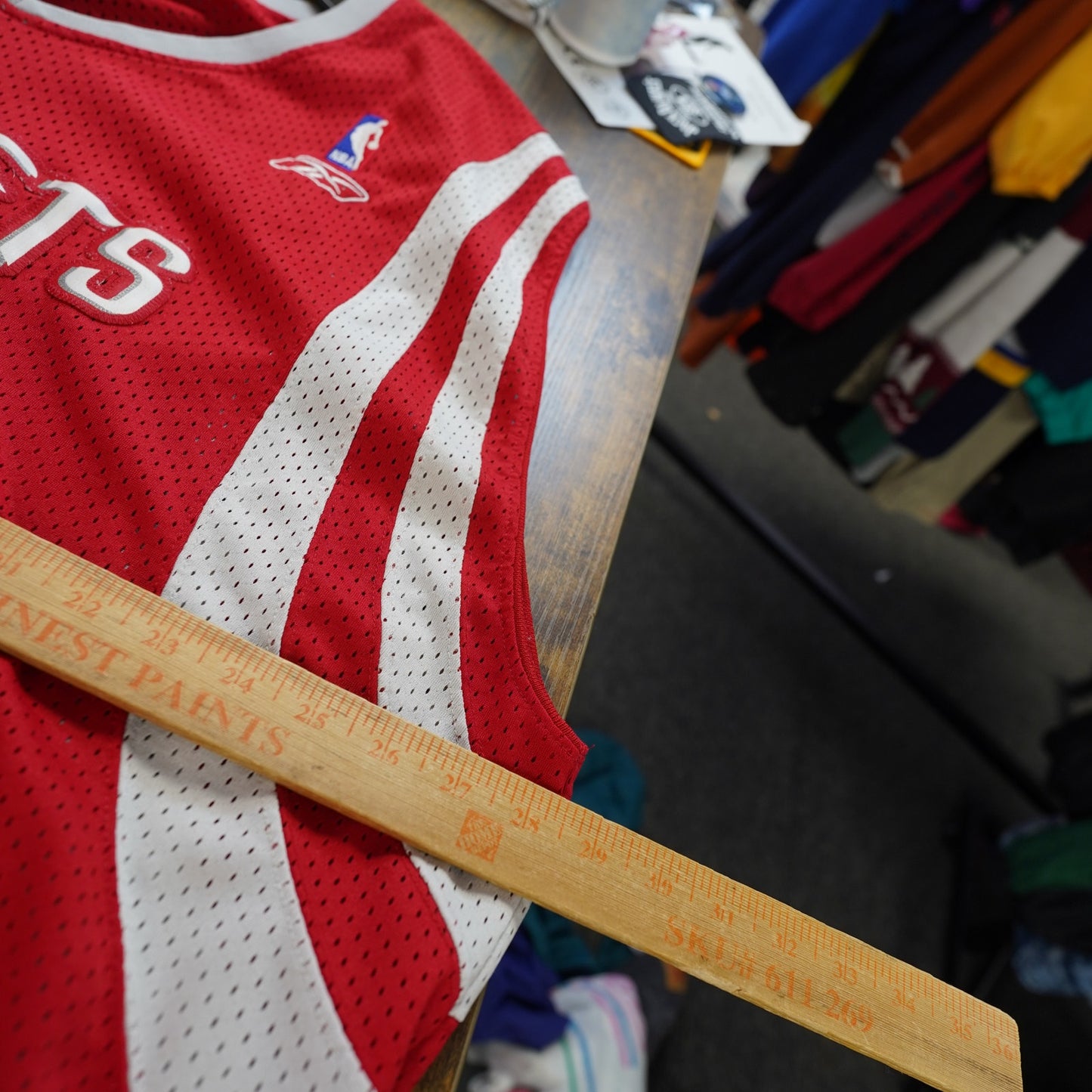 (4XL) Vintage Reebok Yao Ming Houston Rockets Basketball Jersey Men's 4XL Sewn Y2K Red