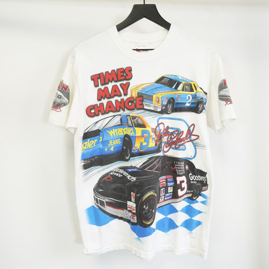 (M) Vintage Dale Earnhardt Sr. Nascar T-Shirt Men's M Chase Authentic White Racing