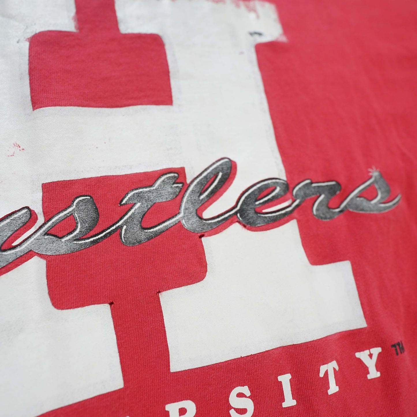 (3XL) Vintage DJ Screw Brand Hustlers University 90s Rap Hip Hop T-Shirt Mens 3XL Red