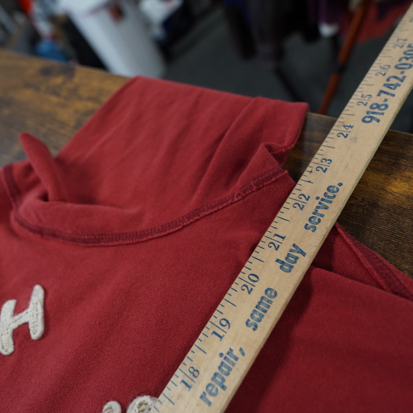 (M) Vintage Abercrombie & Fitch Y2K Muscle Longsleeve t-Shirt Men's L Sewn Red 2000s