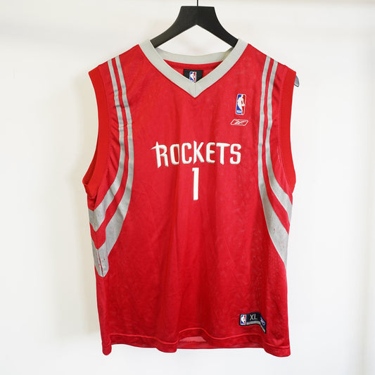 (Youth XL) Vintage Tracy McGrady Houston Rockets Reebok Jersey Youth XL Adult S Red Jersey