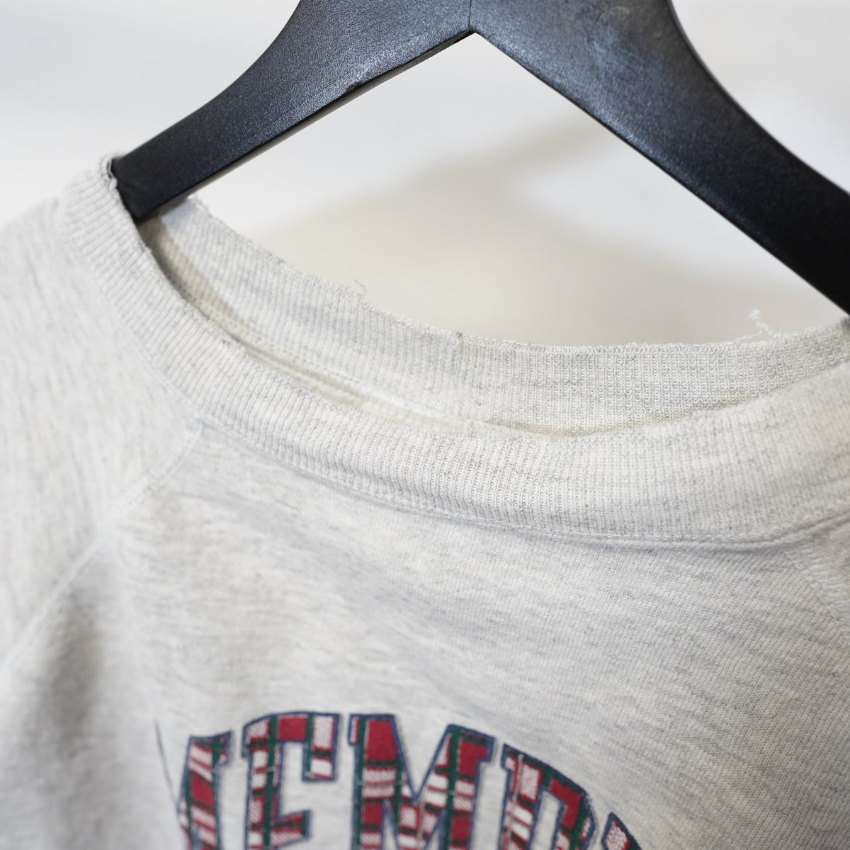 (XL) Vintage Memphis State 90s Sweatshirt Men's XL Plaid Heather Gray Retro