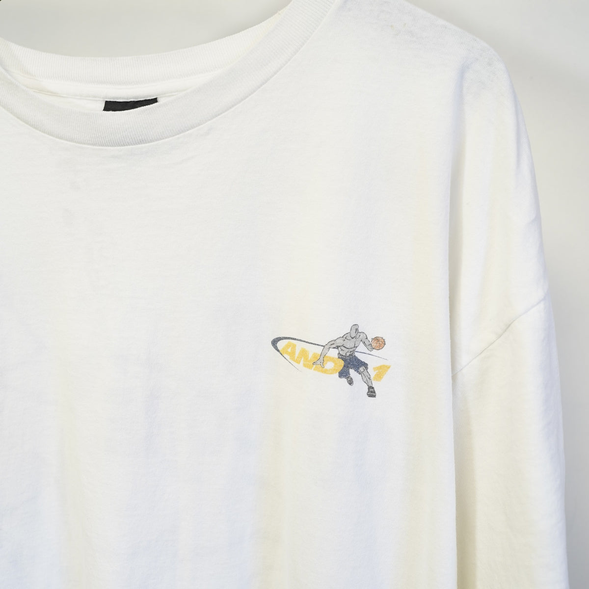 (XXL) Vintage 90s AND1 Go Home Graphic Basketball T-Shirt Men's XXL USA Made White Y2K