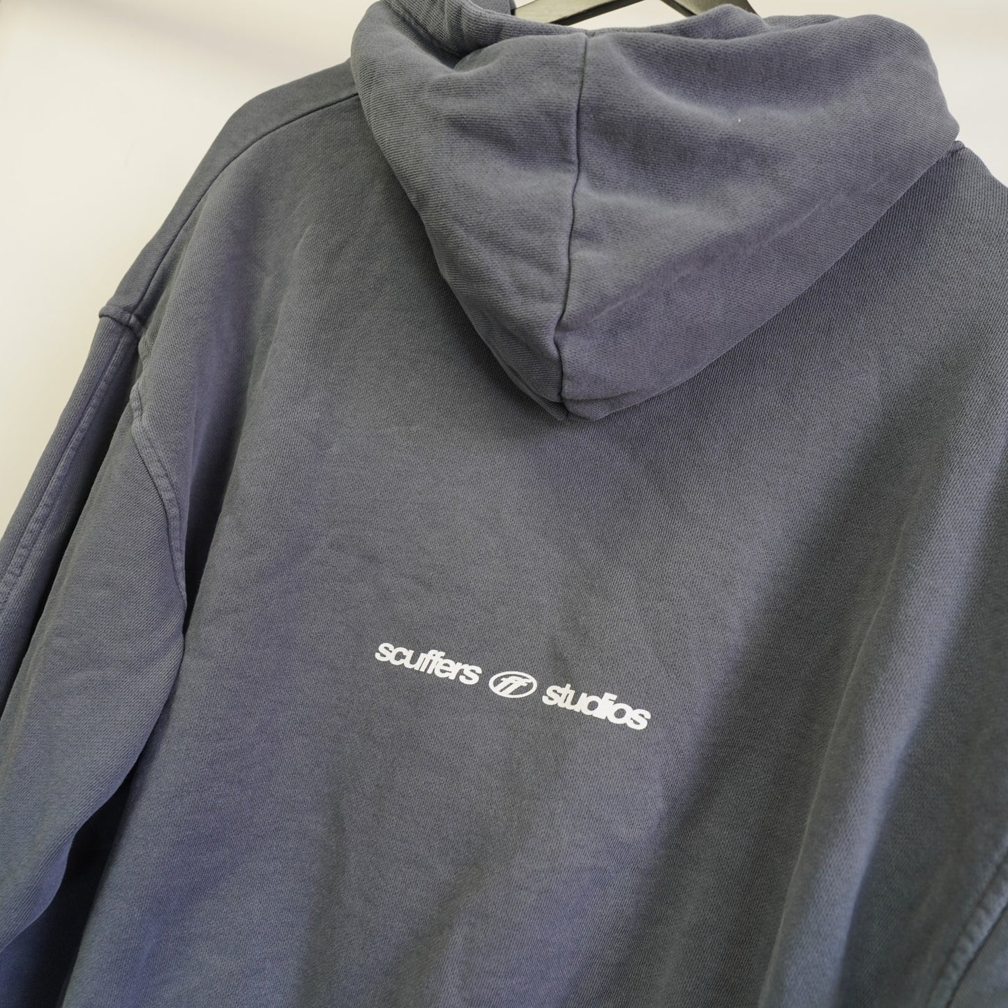 (L) Scuffers Urban Aesthetics Heavy Streetwear Hoodie Men's L Slate Gray