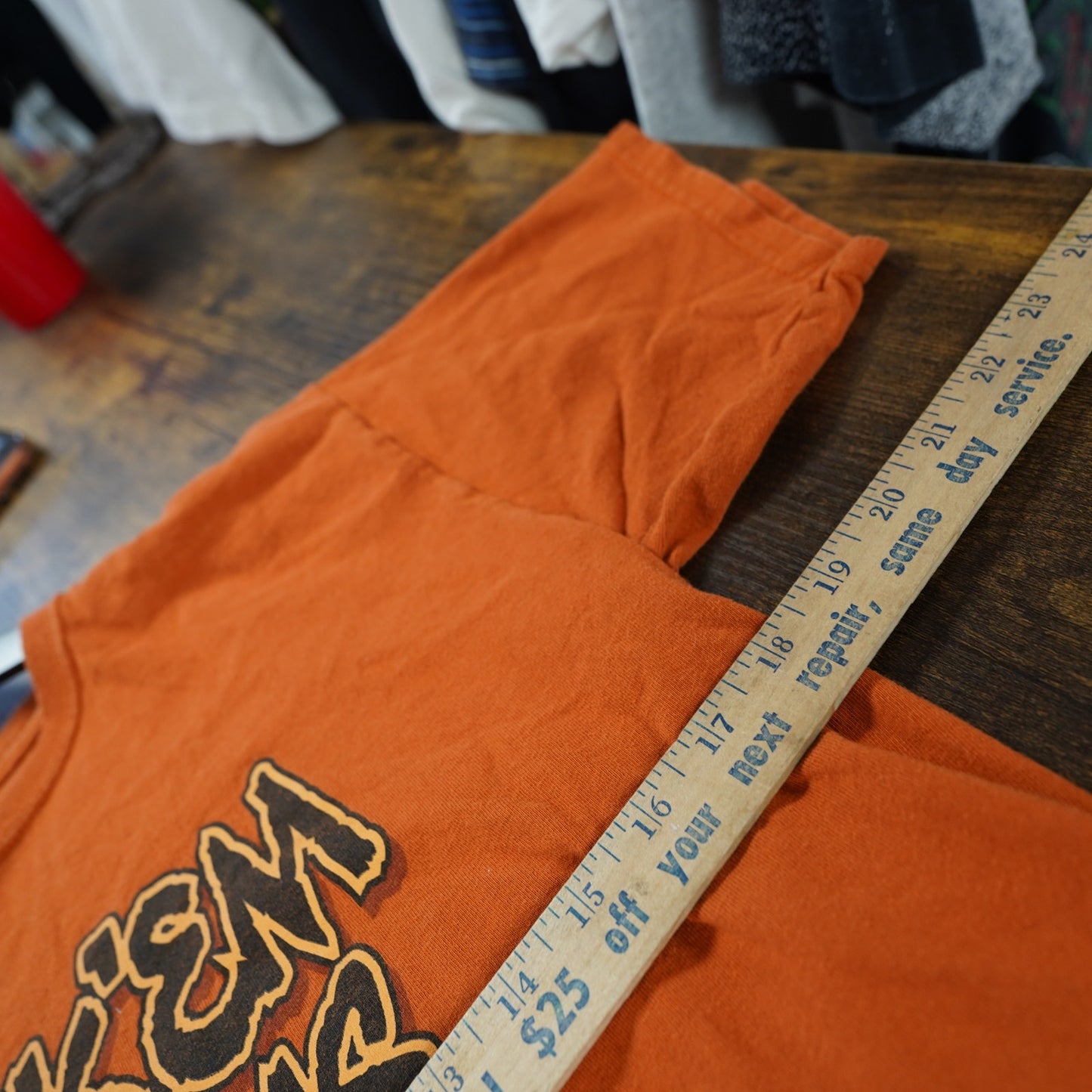 (S) Texas Longhorns Hook'em Horns Retro Burnt Orange T-Shirt Women's S Youth XL