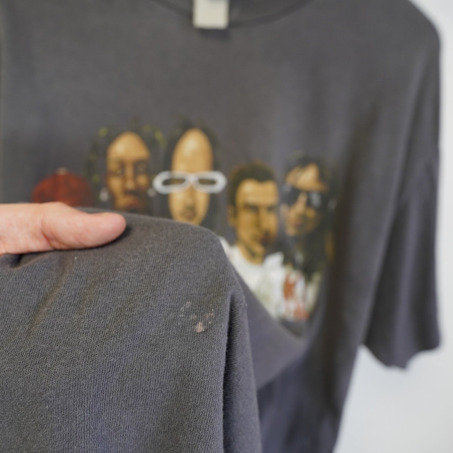 Vintage 1999 Korn Band T-Shirt Giant Gray Men's XL Y2K T-Shirt Cartoon Rock Punk